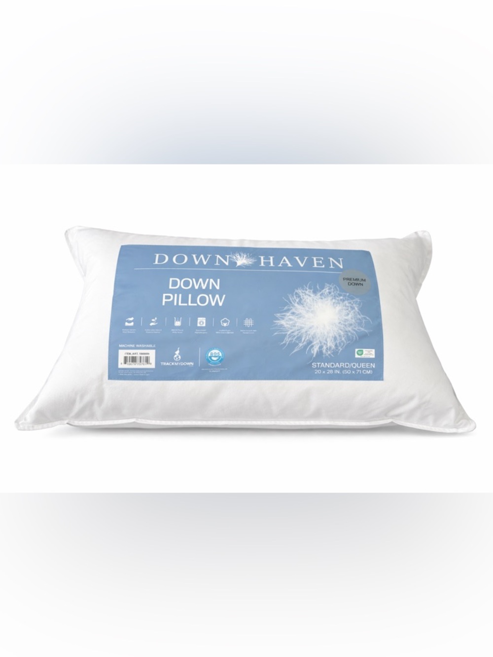 DownHaven Luxury White Down Pillow Standard Queen New